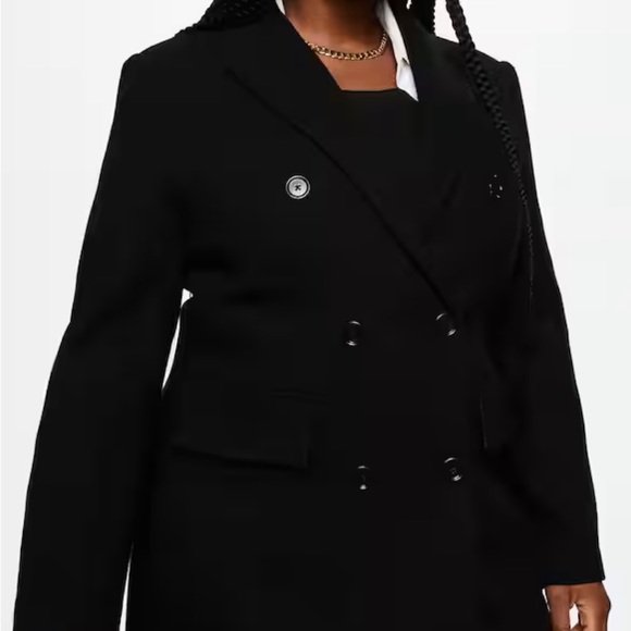 Mango plus size Black coat. Size 3X. - Picture 6 of 9